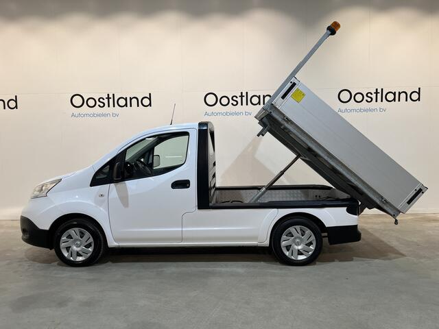 Nissan E-NV200 Optima 40 kWh Kipper / Veeg-Vuil-kipper / 100% Elektrisch / Airco / Cruise Control / Navigatie / 24.700 KM !!