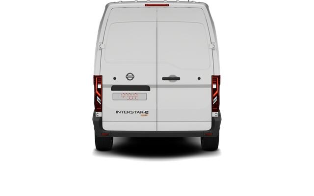 Nissan INTERSTAR Interstar-e Limited + Trekhaak + Achterdeuren 270° + Passagiersstoel 87 kWh | 270° te openen achterdeuren + Passagiersstoel | 7" TFT kleuren instrumentenpaneel | Achteruitrijcamera