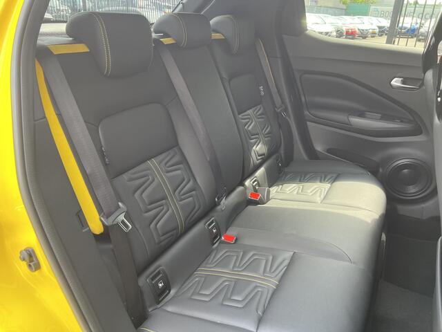 Nissan JUKE 1.6 Hybrid 143 N-Sport |NU BIJ ONS IN DE SHOWROOM DE NIEUWE JUKE N-SPORT IN YELLOW METALLIC EN CARBON BLACK DAK|