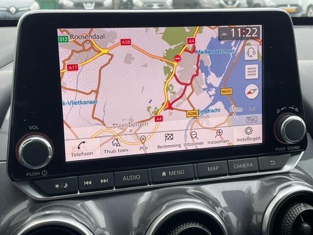 Nissan JUKE 1.0 DIG-T N-Connecta Automaat Navigatie, Climate Control, Cruise Control, LED, 17"Lm, Stoel/Stuurverwarming