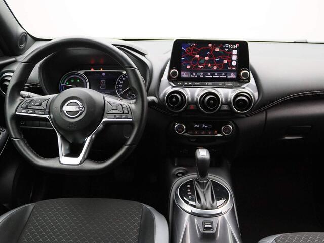 Nissan JUKE 1.6 Hybrid N-Design 143pk | Automaat | Navigatie | Achteruitrijcamera | Half-Leder | Parkeersensoren voor & achter