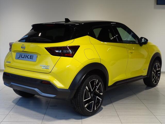 Nissan JUKE 1.6 Hybrid N-Design | Coldpack | New NissanConnect infotainmentsysteem met navigatie | 19" lichtmetalen velgen | Parkeersensoren voor en achter | Automatische airconditioning