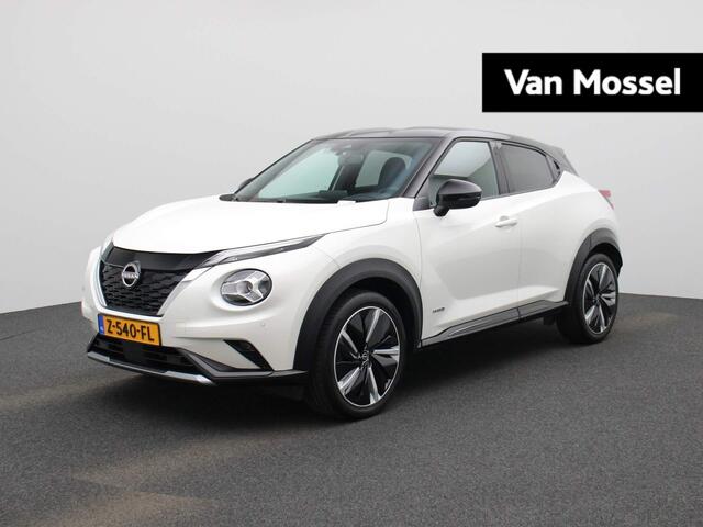 Nissan JUKE 1.6 Hybrid N-Design 143pk | Automaat | Navigatie | Achteruitrijcamera | Half-Leder | Parkeersensoren voor & achter