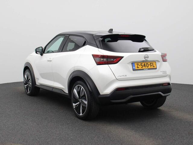 Nissan JUKE 1.6 Hybrid N-Design 143pk | Automaat | Navigatie | Achteruitrijcamera | Half-Leder | Parkeersensoren voor & achter