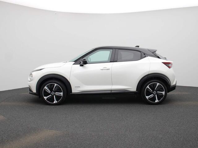 Nissan JUKE 1.6 Hybrid N-Design 143pk | Automaat | Navigatie | Achteruitrijcamera | Half-Leder | Parkeersensoren voor & achter
