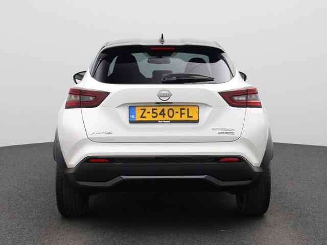 Nissan JUKE 1.6 Hybrid N-Design 143pk | Automaat | Navigatie | Achteruitrijcamera | Half-Leder | Parkeersensoren voor & achter