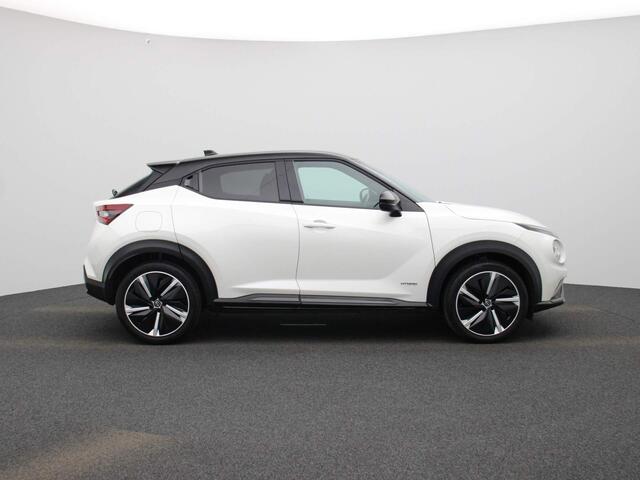 Nissan JUKE 1.6 Hybrid N-Design 143pk | Automaat | Navigatie | Achteruitrijcamera | Half-Leder | Parkeersensoren voor & achter