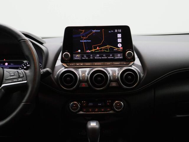 Nissan JUKE 1.6 Hybrid N-Design 143pk | Automaat | Navigatie | Achteruitrijcamera | Half-Leder | Parkeersensoren voor & achter