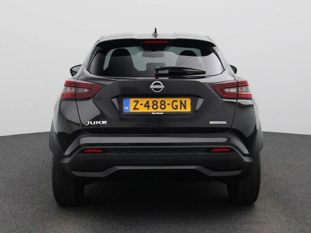 Nissan JUKE 1.6 Hybrid N-Connecta 143pk | Automaat | Navigatie | Achteruitrijcamera | Half-Leder | Parkeersensoren voor & achter | Apple CarPlay & Android Auto