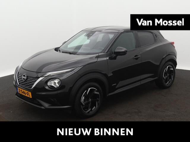 Nissan JUKE 1.6 Hybrid N-Connecta 143pk | Automaat | Navigatie | Achteruitrijcamera | Half-Leder | Parkeersensoren voor & achter | Apple CarPlay & Android Auto