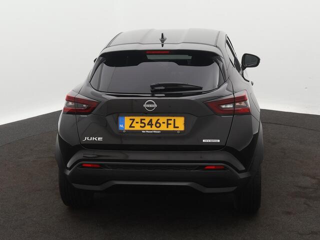 Nissan JUKE 1.6 Hybrid N-Connecta 143pk | Automaat | Navigatie | Achteruitrijcamera | Half-Leder | Parkeersensoren voor & achter | Apple CarPlay & Android Auto