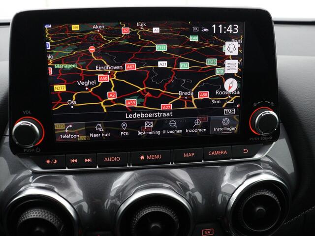 Nissan JUKE 1.6 Hybrid N-Connecta 143pk | Automaat | Navigatie | Achteruitrijcamera | Half-Leder | Parkeersensoren voor & achter | Apple CarPlay & Android Auto