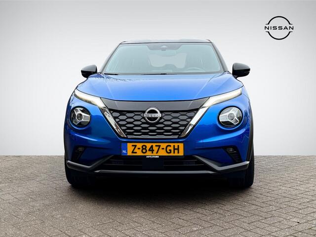 Nissan JUKE 1.6 Hybrid Tekna Sound + Cold Pack | Leder | Stuur- + Stoelverwarming | BOSE Audio | Adapt. Cruise Control | 19'' Velgen | 360° Camera | Rijklaarprijs!