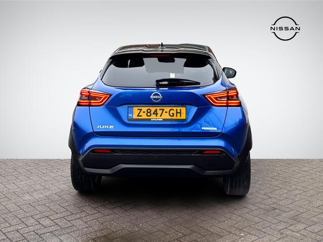 Nissan JUKE 1.6 Hybrid Tekna Sound + Cold Pack | Leder | Stuur- + Stoelverwarming | BOSE Audio | Adapt. Cruise Control | 19'' Velgen | 360° Camera | Rijklaarprijs!