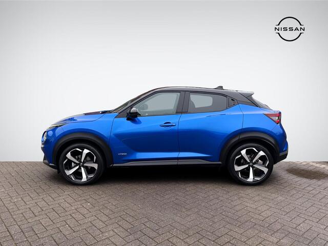 Nissan JUKE 1.6 Hybrid Tekna Sound + Cold Pack | Leder | Stuur- + Stoelverwarming | BOSE Audio | Adapt. Cruise Control | 19'' Velgen | 360° Camera | Rijklaarprijs!
