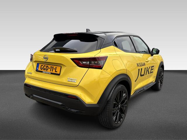 Nissan JUKE 1.6 Hybrid N-Sport "Better sound through research" maar ook "Better driving through research"