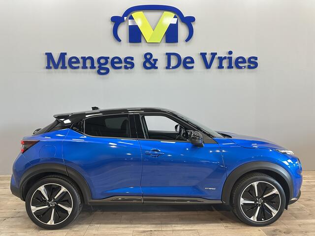 Nissan JUKE 1.6 Hybrid N-Design Airco ECC | LED | Trekhaak | 19" Velgen | Camera | DAB | Cruise Control | Apple Carplay Android Auto | Isofix |