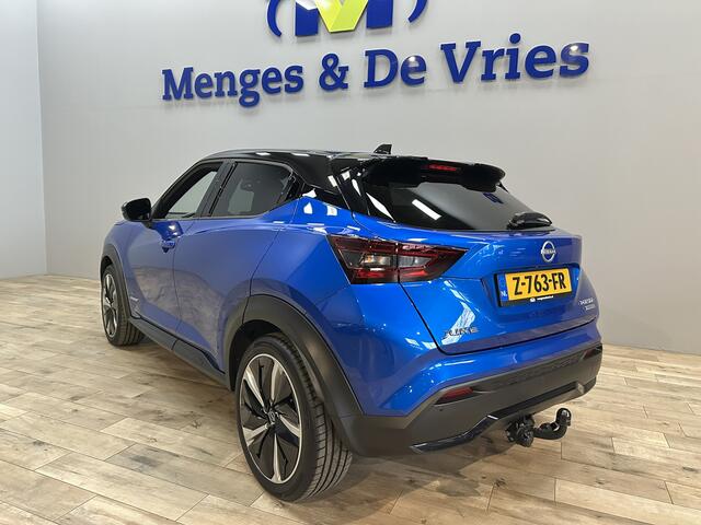 Nissan JUKE 1.6 Hybrid N-Design Airco ECC | LED | Trekhaak | 19" Velgen | Camera | DAB | Cruise Control | Apple Carplay Android Auto | Isofix |