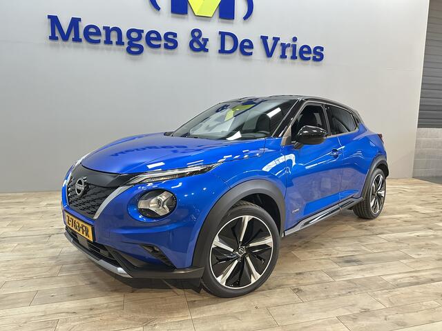 Nissan JUKE 1.6 Hybrid N-Design Airco ECC | LED | Trekhaak | 19" Velgen | Camera | DAB | Cruise Control | Apple Carplay Android Auto | Isofix |