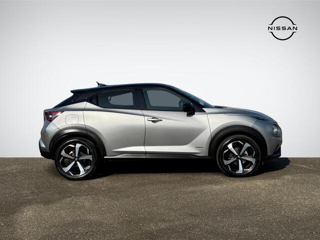 Nissan JUKE 1.6 Hybrid Tekna Sound Pack | 360° Camera | BOSE Audio | 19'' Velgen | Navigatie | Apple Carplay/Android Auto | Adapt. Cruise Control | Rijklaarprijs!