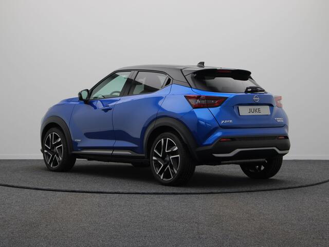 Nissan JUKE 1.6L DIG-T 143 Hybrid 6AT N-Design + Technology Pack + Cold Pack + Interior Pack | 17" Lichtmetalen velgen | 19" lichtmetalen velgen "Akari" | 7" TFT kleurendisplay