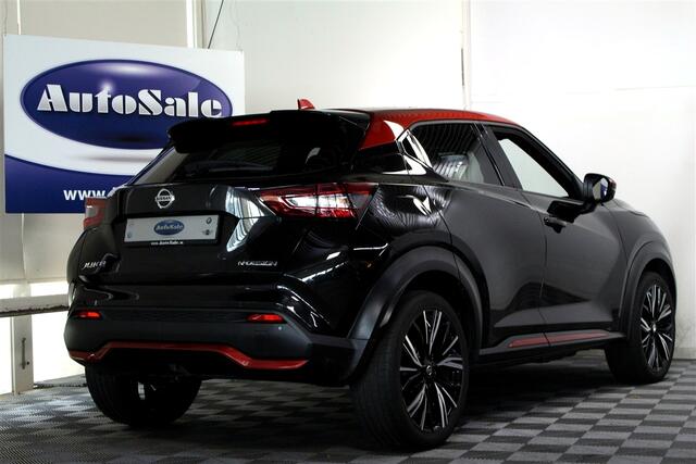 Nissan JUKE 1.0 DIG-T Tekna AUT 1eEIG CARPLAY ACC LEDER DAB 360 '21