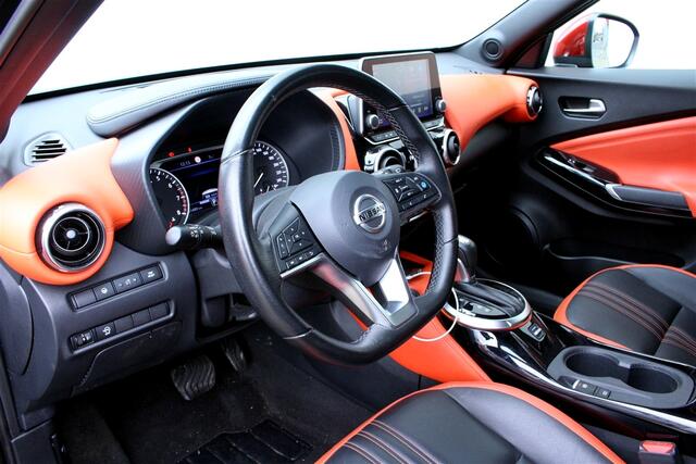 Nissan JUKE 1.0 DIG-T Tekna AUT 1eEIG CARPLAY ACC LEDER DAB 360 '21