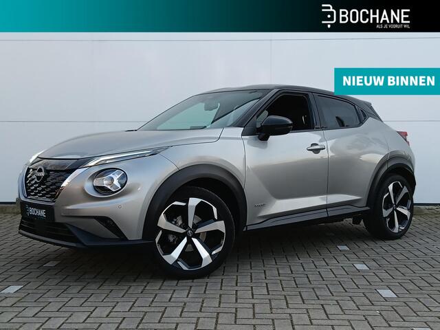 Nissan JUKE 1.6 Hybrid Tekna Sound Pack / Lichtmetalen Velgen 19-inch / Two-Tone Lak / Lederen Bekleding