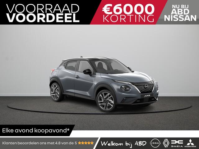 Nissan JUKE 1.6L DIG-T 143 Hybrid 6AT N-Sport + Technology Pack + Light Cold Pack | 17" Lichtmetalen velgen | 19" lichtmetalen velgen "Akari" | 7" TFT kleurendisplay
