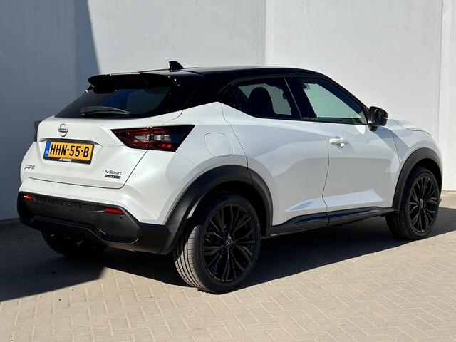 Nissan JUKE 1.6 Hybrid N-Sport / Adaptieve cruise control / half - lederen bekleding / Navigatie / Stoelverwarming voor