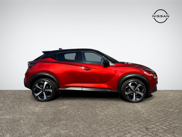 Nissan JUKE 1.0 DIG-T N-Design | Navigatie | Camera | Stoelverwarming | Apple Carplay/Android Auto | 19'' Velgen | Two-Tone Lakkleur | Rijklaarprijs!