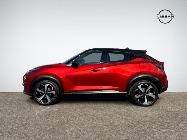 Nissan JUKE 1.0 DIG-T N-Design | Navigatie | Camera | Stoelverwarming | Apple Carplay/Android Auto | 19'' Velgen | Two-Tone Lakkleur | Rijklaarprijs!