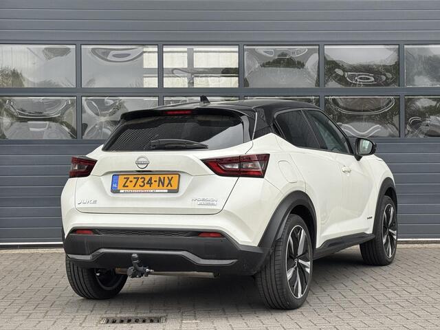 Nissan JUKE 1.6 HYBRID N-DESIGN I TREKHAAK I ACHTERUITRIJCAMERA I APPLE CARPLAY I CRUISE CONTROL