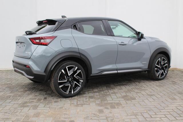 Nissan JUKE 1.6 Hybrid N-Design / ** ¤4.250,- KORTING ** / Nieuw uit voorraad leverbaar / Cold Pack Light / Navigatie + Apple Carplay/Android Auto / Achteruitrijcamera