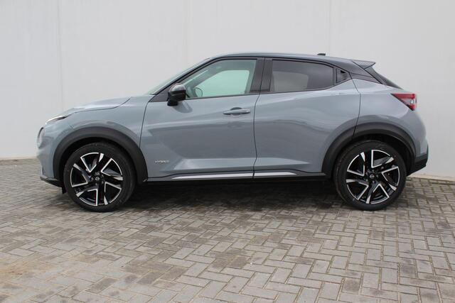 Nissan JUKE 1.6 Hybrid N-Design / ** ¤4.250,- KORTING ** / Nieuw uit voorraad leverbaar / Cold Pack Light / Navigatie + Apple Carplay/Android Auto / Achteruitrijcamera