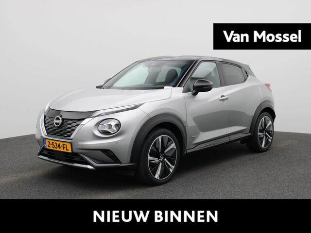 Nissan JUKE 1.6 Hybrid N-Design 143PK | Automaat | Navigatie | Stoel- en Stuurverwarming | Achteruitrijcamera | Half-Leder | Parkeersensoren Voor & Achter | Apple CarPlay & Android Auto