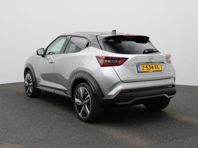 Nissan JUKE 1.6 Hybrid N-Design 143PK | Automaat | Navigatie | Stoel- en Stuurverwarming | Achteruitrijcamera | Half-Leder | Parkeersensoren Voor & Achter | Apple CarPlay & Android Auto