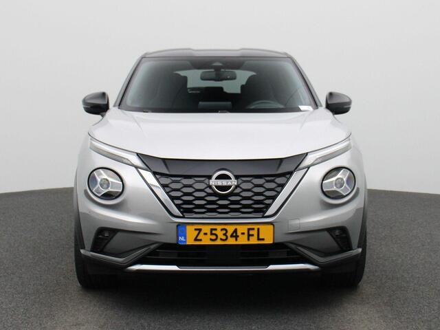 Nissan JUKE 1.6 Hybrid N-Design 143PK | Automaat | Navigatie | Stoel- en Stuurverwarming | Achteruitrijcamera | Half-Leder | Parkeersensoren Voor & Achter | Apple CarPlay & Android Auto