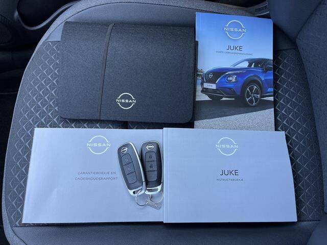 Nissan JUKE 1.6 Hybrid N-Sport Automaat / ** ¤4.250,- KORTING ** / Nieuw uit voorraad leverbaar! / Cold Light- en Technology Pack / 360° Camera / Apple Carplay & Android Auto / Keyless Entry & Start / Navigatie full map /Adaptieve Cruise Control / DAB Radio