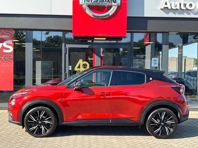 Nissan JUKE DIG-T 114 MT N-Design | TWO-TONE | NAVIGATIE | CAMERA | 19 INCH AKARI VELGEN |