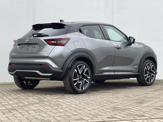 Nissan JUKE 1.6 Hybrid N-Design / **¤6.000,- korting **/ NIEUW uit voorraad leverbaar! / Cold Pack Light / Cruise- en Climate Control / Achteruitrijcamera / Navigatie full map