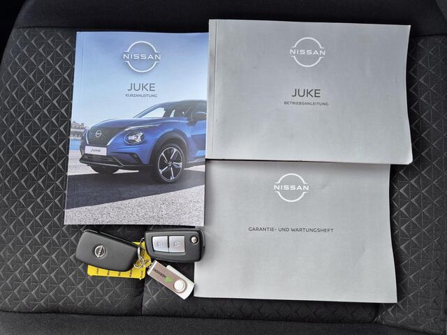 Nissan JUKE 1.0 DIG-T DCT Automaat N-Connecta Automaat / Apple Carplay Android Auto / Allseason banden / Stoelverwarming / Achteruitrijcamera / Navigatie / Cruise control / Climate control / Elektrische ramen voor en achter /