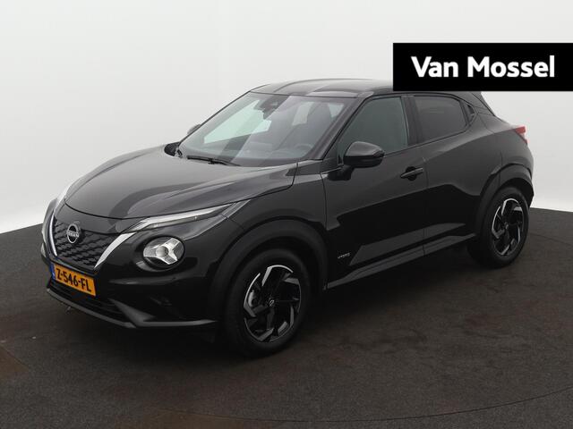 Nissan JUKE 1.6 Hybrid N-Connecta 143PK | Automaat | Navigatie | Achteruitrijcamera | Half-Leder | Parkeersensoren voor & achter | Apple CarPlay & Android Auto