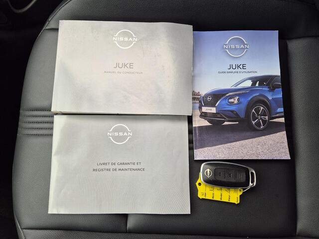 Nissan JUKE 1.6 Hybrid Tekna Automaat / Navigatie via Apple Carplay of Android Auto / Rondomzicht camera / Keyless Entry/Start / Adaptief CC / Climate control / Bose Audio Systeem / Lichtmetalen wielen 19" /