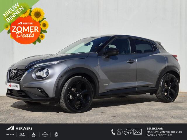 Nissan JUKE 1.6 Hybrid Tekna Automaat / Navigatie via Apple Carplay of Android Auto / Adaptief CC / Rondomzicht camera / Keyless Entry/Start / Bose Audio Systeem / Lichtmetalen wielen 19" / Climate control /