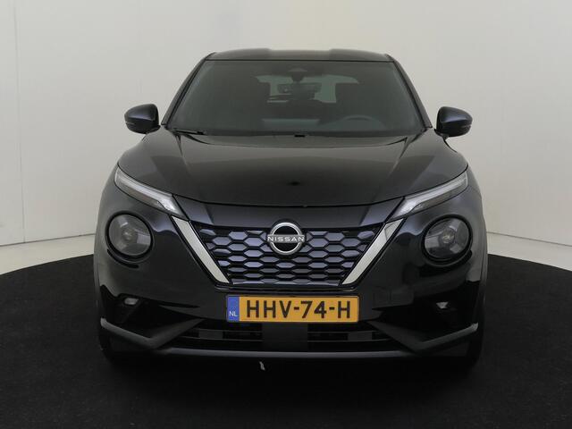 Nissan JUKE 1.6 Hybrid N-Connecta | Parelmoer | Navi | Carplay/Android auto | Digitale infotainment | 18" velgen | LED | Clima