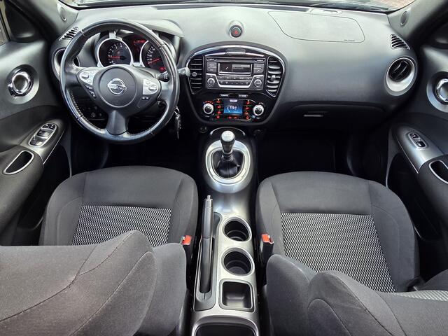 Nissan JUKE 1.2 DIG-T S/S N-Connecta PANORAMADAK|SCHUIFKANTELDAK|ECC/AIRCO|CRUISE CONTROL|USB|BLUE TOOTH|17 INCH Maandag tot Vrijdag van 09.00 tot 20.00 uur en Zaterdag van 09.00 tot 18.00 uur