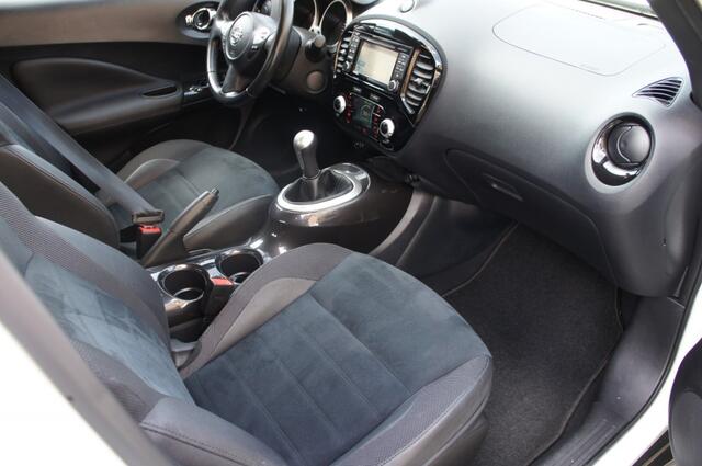 Nissan JUKE 1.2 DIG-T S/S PREMED 1eEIG NIEUWSTAAT PARELMOER WIT