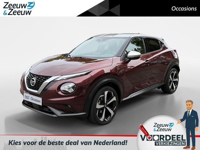 Nissan JUKE 1.0 DIG-T Tekna | TREKHAAK | STOELVERWARMING | BOSE | NAVI | 360 CAMERA | 1 JAAR GARANTIE |