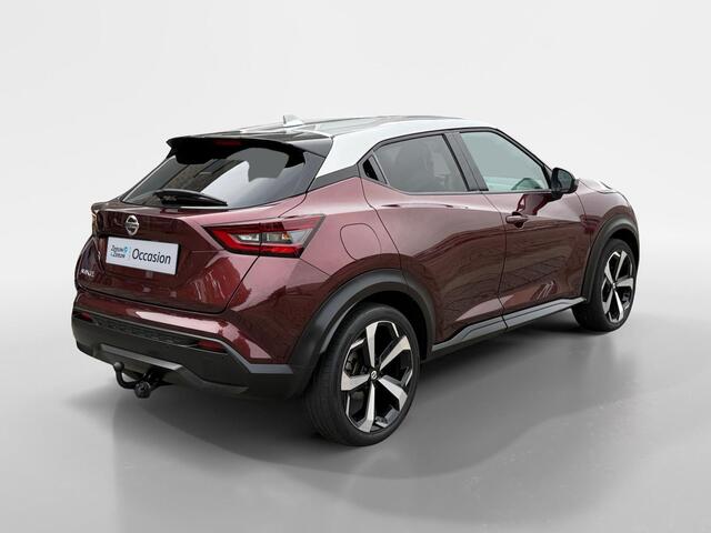 Nissan JUKE 1.0 DIG-T Tekna | TREKHAAK | STOELVERWARMING | BOSE | NAVI | 360 CAMERA | 1 JAAR GARANTIE |